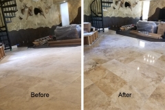 TRAVERTINE BEFORE AND AFTER