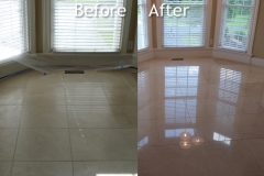 MARBLE FLOORS BEFORE AND AFTER