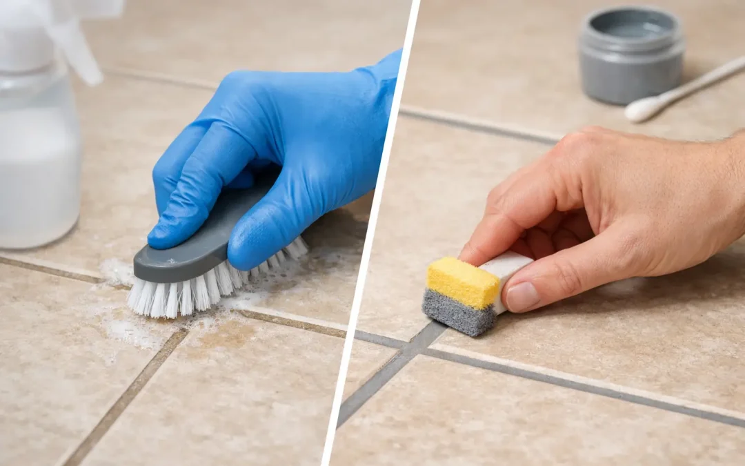 Grout Cleaning vs Recoloring: Which Works?