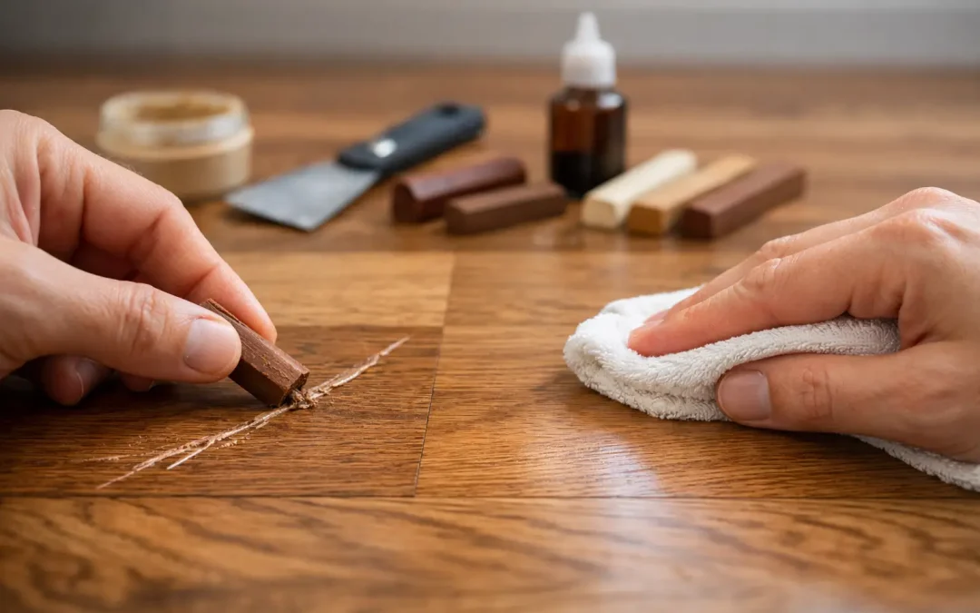 Wood Floor Scratch Repair That Actually Works