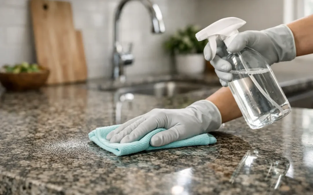 How to Clean Granite Safely Without Dulling It