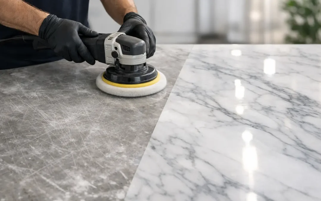 Scratched Marble Recovery for Lasting Results