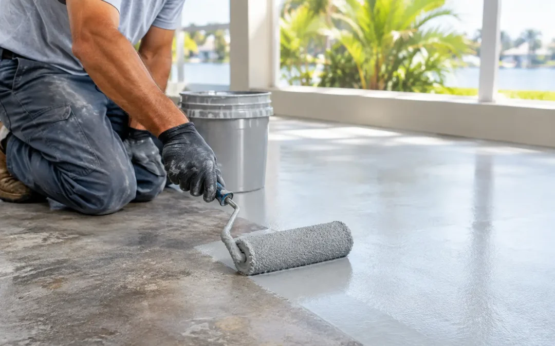 Concrete Resurfacing for Worn Florida Floors