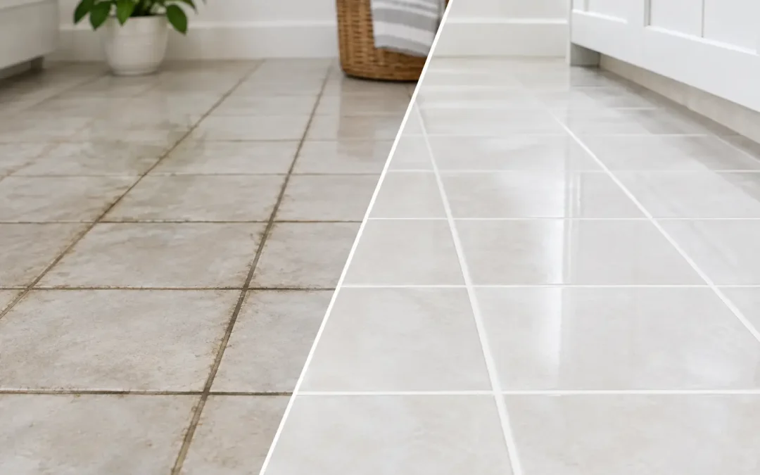 What a Stained Grout Transformation Can Fix
